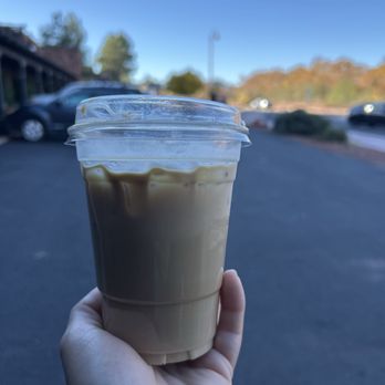 FreeForm Coffee Roasters - Iced Salted Maple Latte - Coffee Roasteries Near Me - Sedona, Arizona