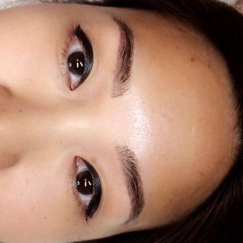 Brows By Linnie - Right after microblading - Permanent Makeup Near Me
