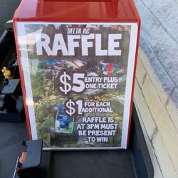 Delta RC Hobbies & Race Park - Raffle, what!!  So far I have won a mini-t and a motor for a rock crawler.  Prizes are beyond worth the price of a ticket, that's for sure.