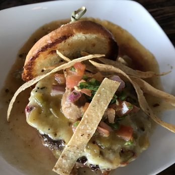 5280 Burger Bar - green chile burger (comes smothered) - Burgers Near Me - Westminster, Colorado 5280 Burger Bar - green chile burger (comes smothered) - Burgers Near Me - Westminster, Colorado