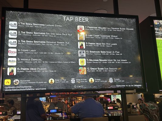 Menu photo 2 Brew Brothers - Harrah's Lake Tahoe Stateline, NV Menu photo 2 Brew Brothers - Harrah's Lake Tahoe Stateline, NV