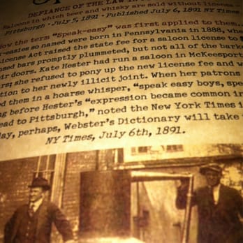 Speakeasy - From their awesome menu. - New American Near Me - Pittsburgh, Pennsylvania