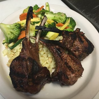 Bogart's Lounge - lamb chops, rice and vegetables - Lounges Near Me - Inkster, Michigan