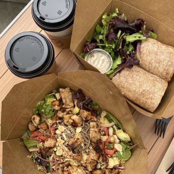 Little Ground Cafe - Soba Salad and Hummus Wrap - Coffee & Tea Near Me - Glendale, California