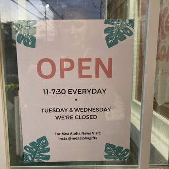 Mea Aloha - Store hours and Instagram handle. - Jewelry Near Me - Waimea, Hawaii