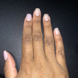 SNS "gel polish" peeled off in 3 days.