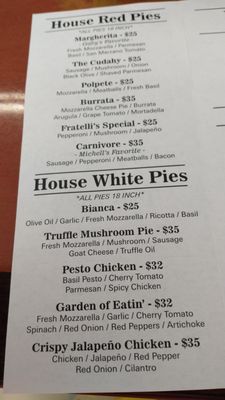 Menu photo 1 Bella’s Pizza & Caffe Cudahy, WI