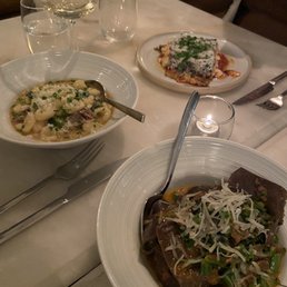 Cocoa pappardelle, gnocchi, lasagna