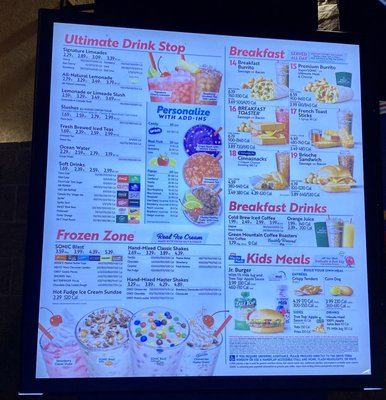 Menu photo 2 Sonic Drive-In San Jacinto, CA