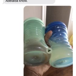 MeBe San Diego Learning Center - Another child's cup containing rancid juice, supplements, & medication.