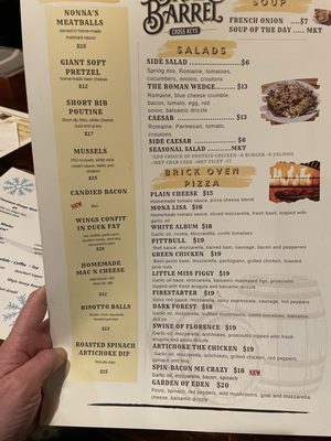 Menu photo 8 Brick and Barrel Cross Keys Pittsburgh, PA
