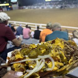 Helotes Fairgrounds - Pulled pork nachos $10