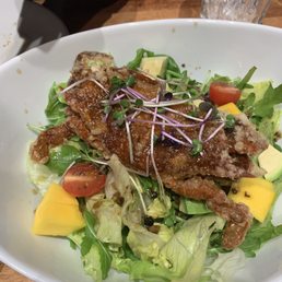 Soft shell crab salad