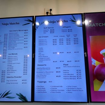 Ninja Matcha - Menu - Coffee & Tea Near Me - Houston, Texas