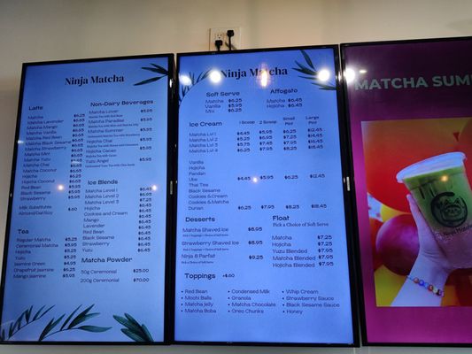 Menu photo 5 Ninja Matcha Houston, TX