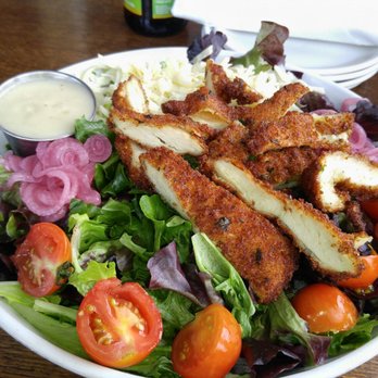 The Oak Barrel - Crispy chicken salad - Brasseries Near Me - Valley View, Ohio The Oak Barrel - Crispy chicken salad - Brasseries Near Me - Valley View, Ohio