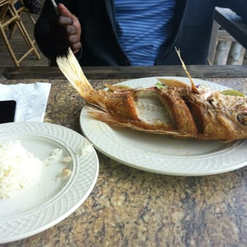 The Waterfront Rest - Chillo (Fried red snapper) - Seafood Near Me