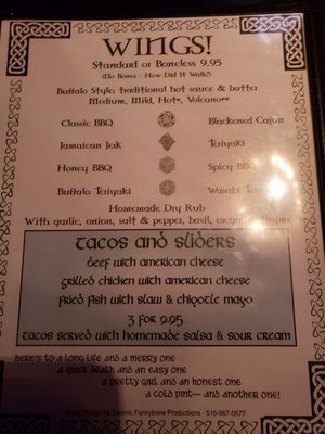 Menu photo 5 McBrides Pub Bellmore, NY