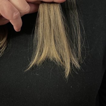 Revolution Salon - So uneven! She calls this a "blunt" cut. Refused to check the evenness after I scheduled an appointment for that purpose. - Hair Salons Near Me - Las Vegas, Nevada Revolution Salon - So uneven! She calls this a "blunt" cut. Refused to check the evenness after I scheduled an appointment for that purpose. - Hair Salons Near Me - Las Vegas, Nevada