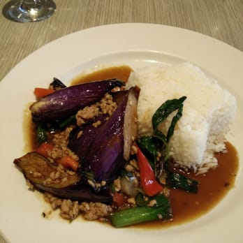 Thai Basil - Minced pork and eggplant - Thai Near Me - Richmond Hill, Ontario Thai Basil - Minced pork and eggplant - Thai Near Me - Richmond Hill, Ontario
