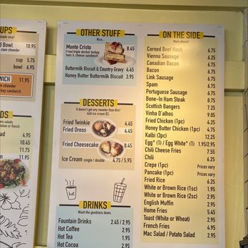 Pancakes & Waffles BLD Waimalu - 5th board (bottom item cut off! Sorry...) - Breakfast & Brunch Near Me - Aiea, Hawaii