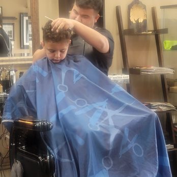 Stache Barbershop - My little guy getting fresh!! - Barbers Near Me - Union, New Jersey Stache Barbershop - My little guy getting fresh!! - Barbers Near Me - Union, New Jersey