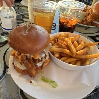 Trend Urban Cafe - Tipsey Chick Samdwich!!! Super awesome! - Tacos Near Me - Stone Mountain, Georgia