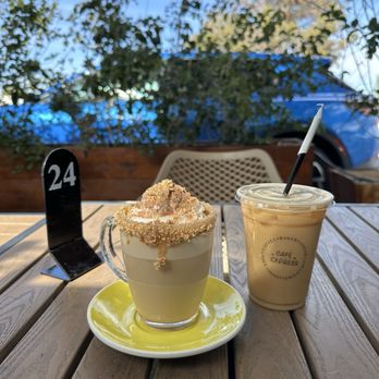 Cafe Express - Smores Latte and iced Caramel latte - Cafes Near Me - Las Vegas, Nevada Cafe Express - Smores Latte and iced Caramel latte - Cafes Near Me - Las Vegas, Nevada