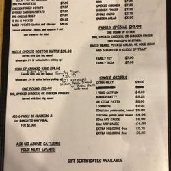 Pig-N-Out Barbeque - Menus