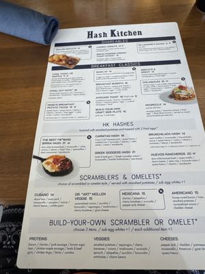 Menu photo 1 Hash Kitchen Scottsdale, AZ