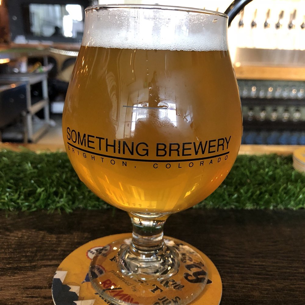 Something Brewery - Pineapple saison.  Good flavor. - Breweries Near Me - Brighton, Colorado