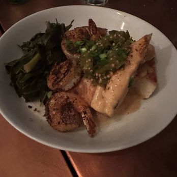 Catch 27 - Shrimp and grit cake - Southern Near Me - Saint Augustine, Florida