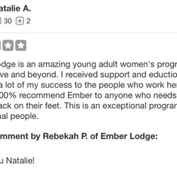 Ember Lodge - The algorithm spams out reviews; find an additional review here.
