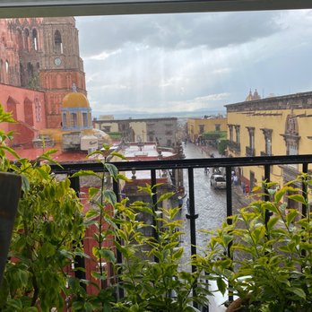 Cielo Rooftop SMA - Rain!  What an incredible view ! - Mexican Near Me - San Miguel de Allende, GUA