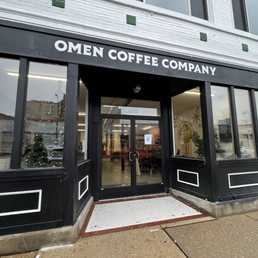 Exterior outside entrance of Omen Coffee Company - Storefront - St. Louis, Missouri Exterior outside entrance of Omen Coffee Company - Storefront - St. Louis, Missouri