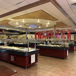 Main buffet area