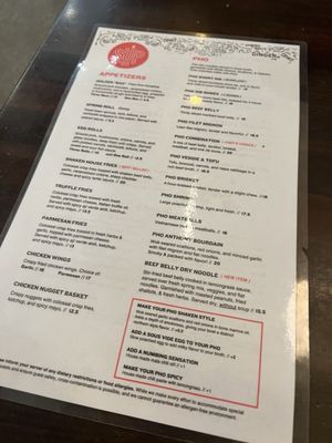 Menu photo 1 SUP Noodle Bar - Irvine Irvine, CA Menu photo 1 SUP Noodle Bar - Irvine Irvine, CA
