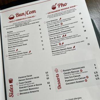 5ive Spice - Menu - Vietnamese Near Me - New York, New York
