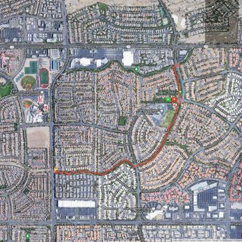 Peccole Ranch Walking Trail - A map of the route I took. - Parks Near Me - Las Vegas, Nevada Peccole Ranch Walking Trail - A map of the route I took. - Parks Near Me - Las Vegas, Nevada