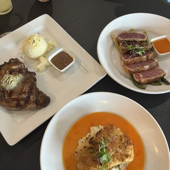 Salt At Geist - Steak, Chilean sea bass with risotto, and tuna - Wine Bars Near Me - Fishers, Indiana Salt At Geist - Steak, Chilean sea bass with risotto, and tuna - Wine Bars Near Me - Fishers, Indiana