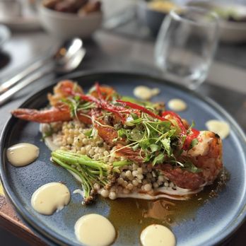 Faubourg Montclair - Grilled shrimp with couscous - French Near Me - Montclair, New Jersey Faubourg Montclair - Grilled shrimp with couscous - French Near Me - Montclair, New Jersey