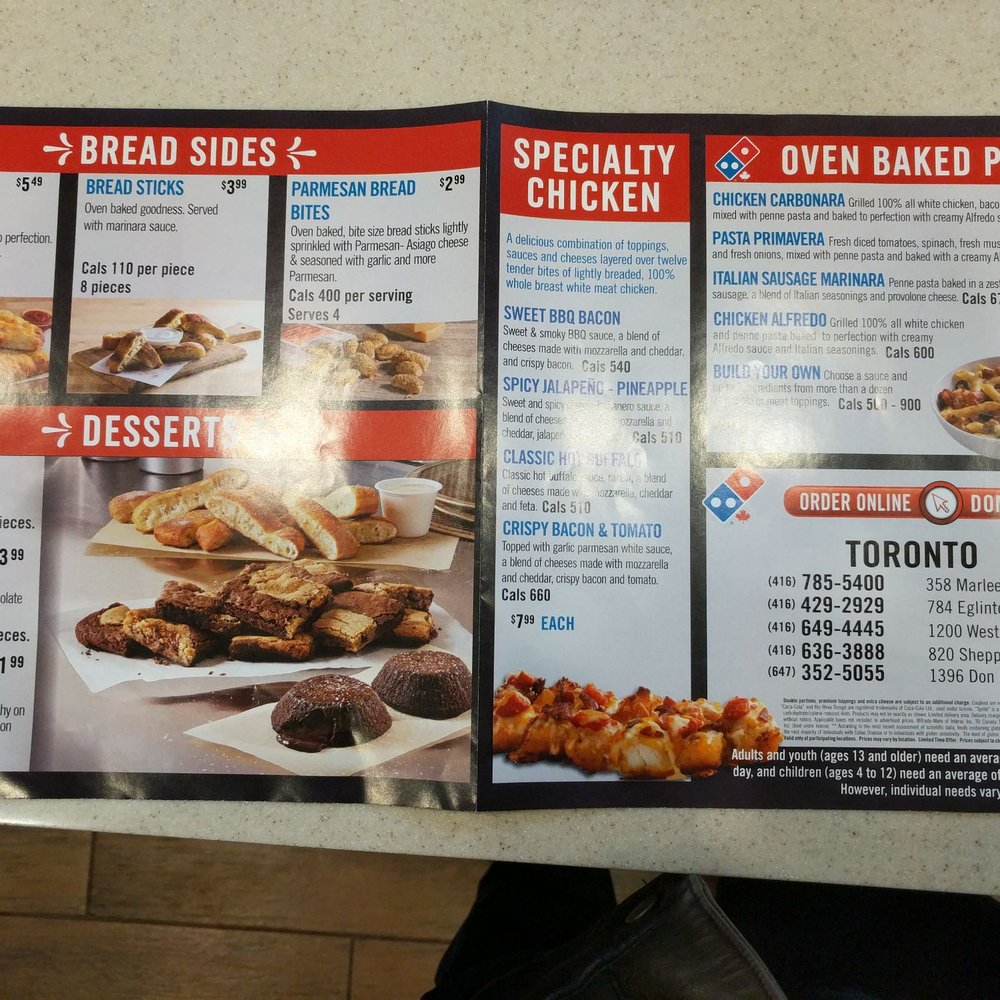 Domino's Pizza - Menu in April 2018 - Pizza Near Me - Toronto, Ontario Domino's Pizza - Menu in April 2018 - Pizza Near Me - Toronto, Ontario