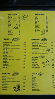 Menu photo 1 Villa Park Istanbul, 34 Menu photo 1 Villa Park Istanbul, 34