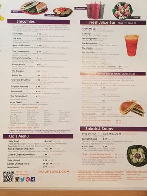Menu photo 2 Vitality Bowls Cedar Park, TX Menu photo 2 Vitality Bowls Cedar Park, TX