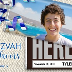 WH Candy - Personalized candy favors for Bar and Bat Mitzvahs
