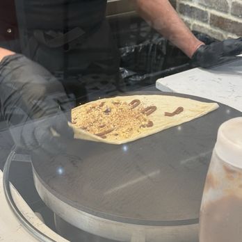 Crepe Delicious - Crepe in the process - Creperies Near Me - Orlando, Florida