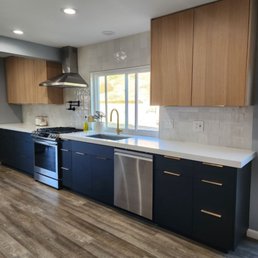 Pure white quartz counter