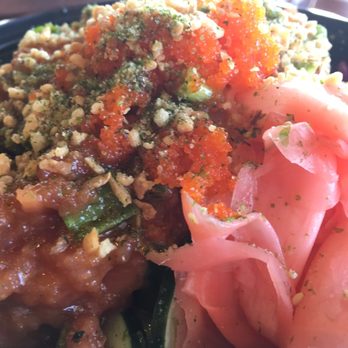 The Low-Key Poke Joint - A close up of my meal - Poke Near Me - Riverside, California