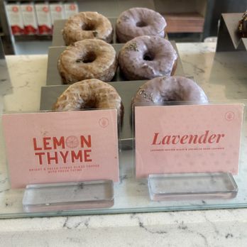 Alfalfa - The lavender donuts were yummy - Salad Near Me - Hoboken, New Jersey