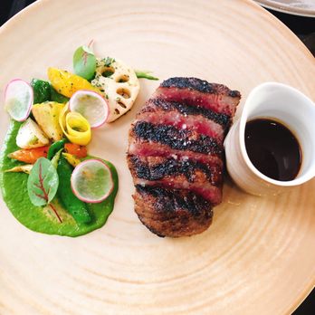 Spago - True Japanese A-5 Wagyu New York Steak - New American Near Me - Beverly Hills, California Spago - True Japanese A-5 Wagyu New York Steak - New American Near Me - Beverly Hills, California